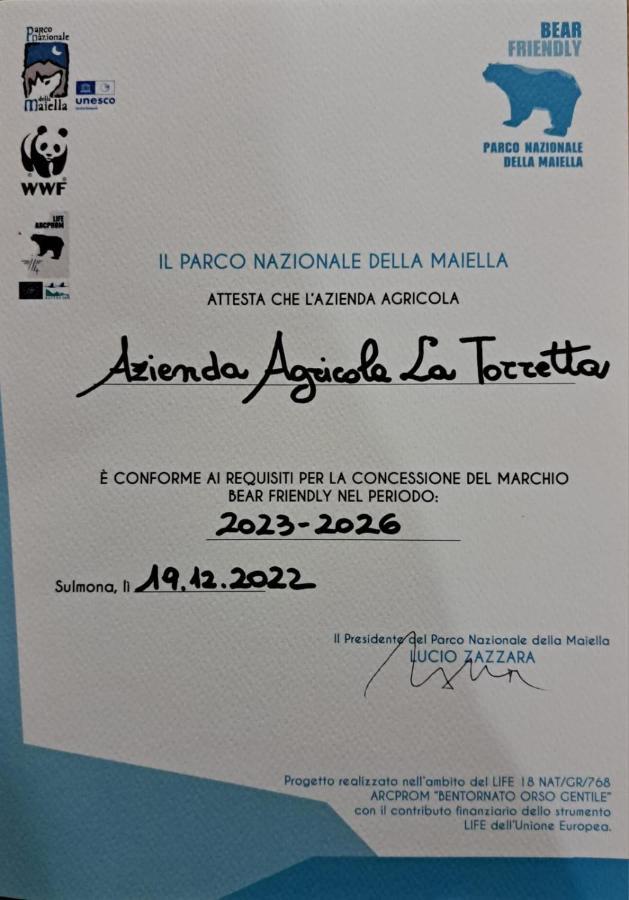 Azienda Agrituristica La Torretta Tocco da Casauria Kültér fotó